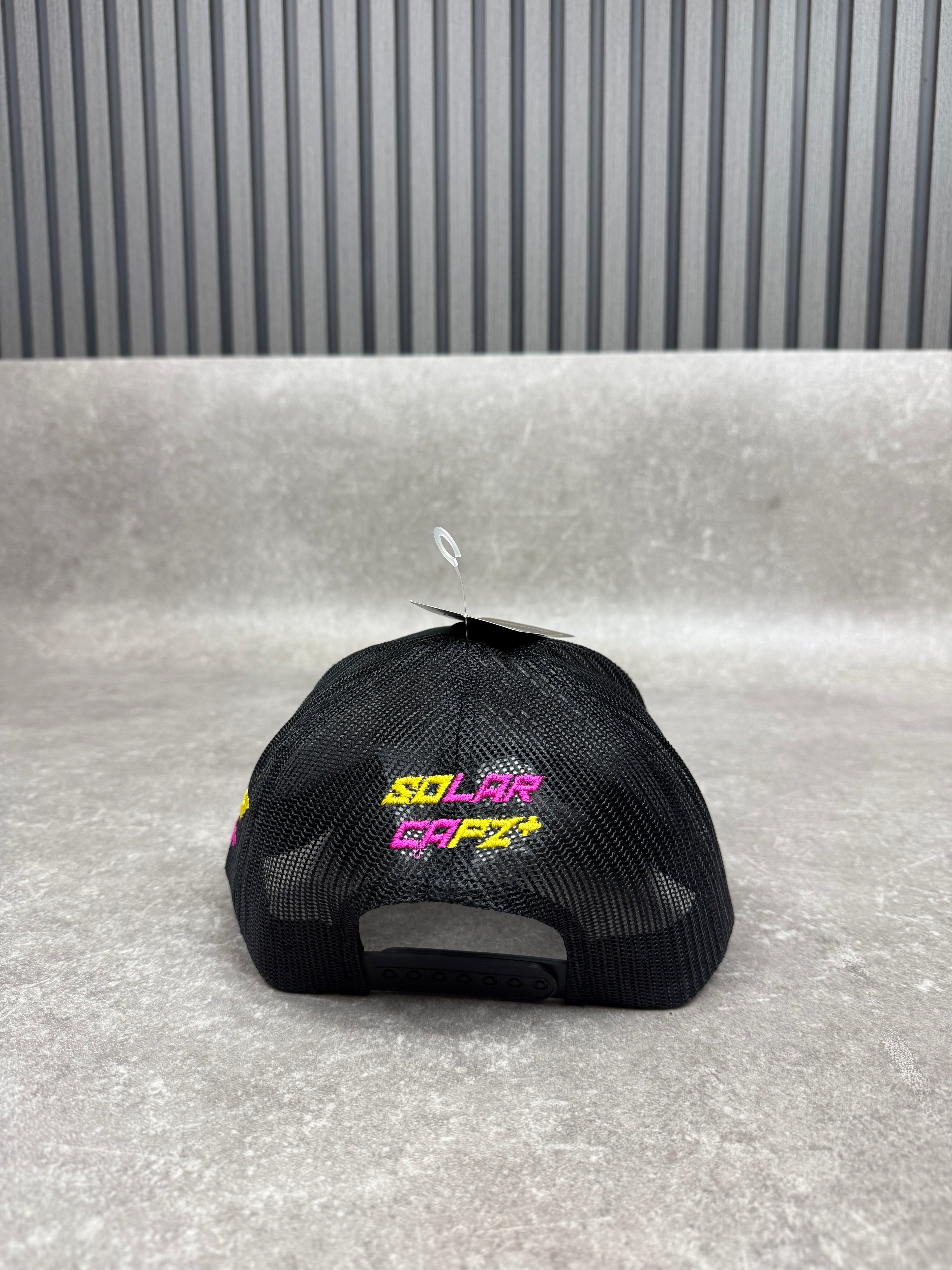 Black Lavender & Marigold Cap