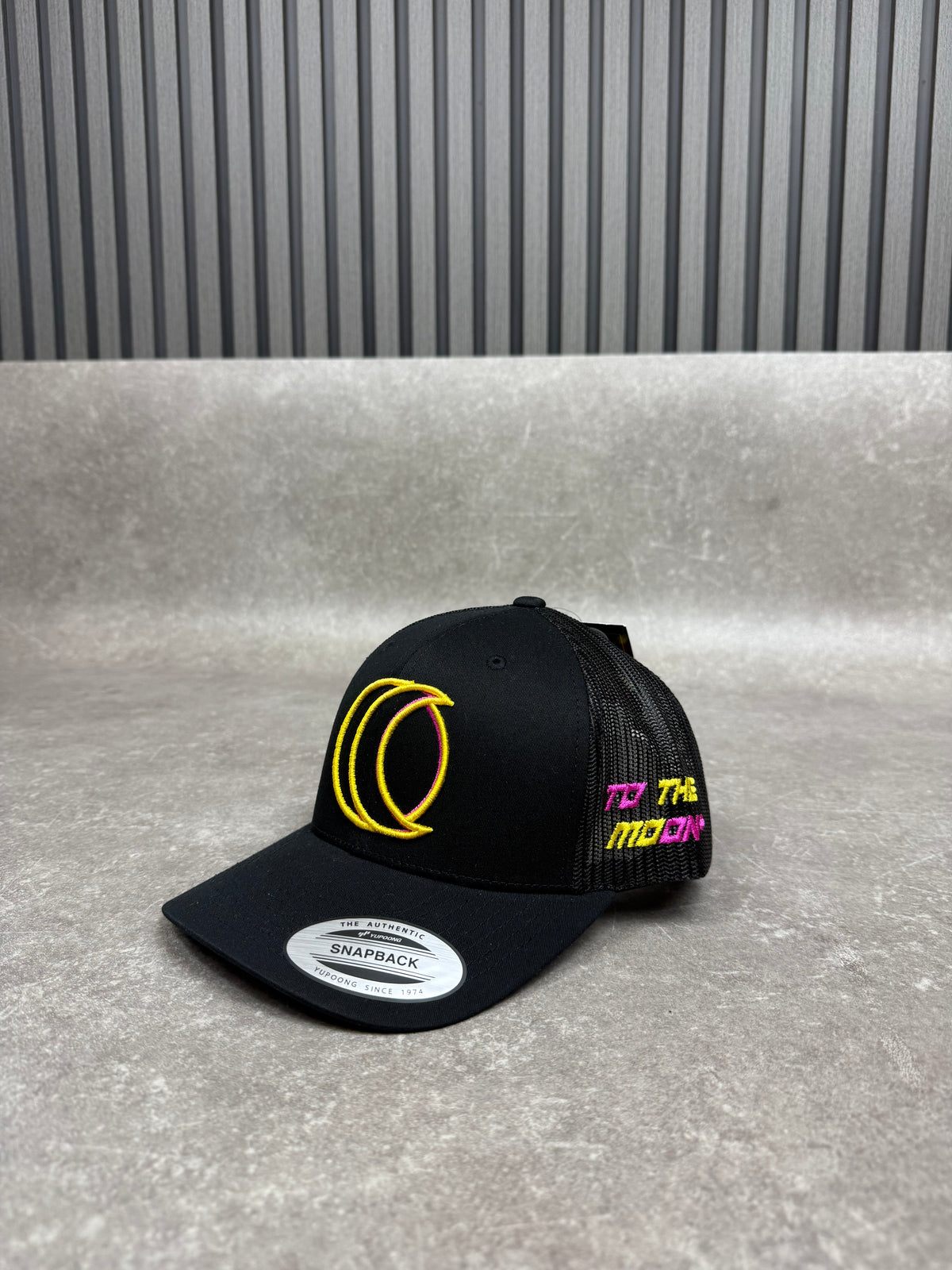 Black Lavender & Marigold Cap