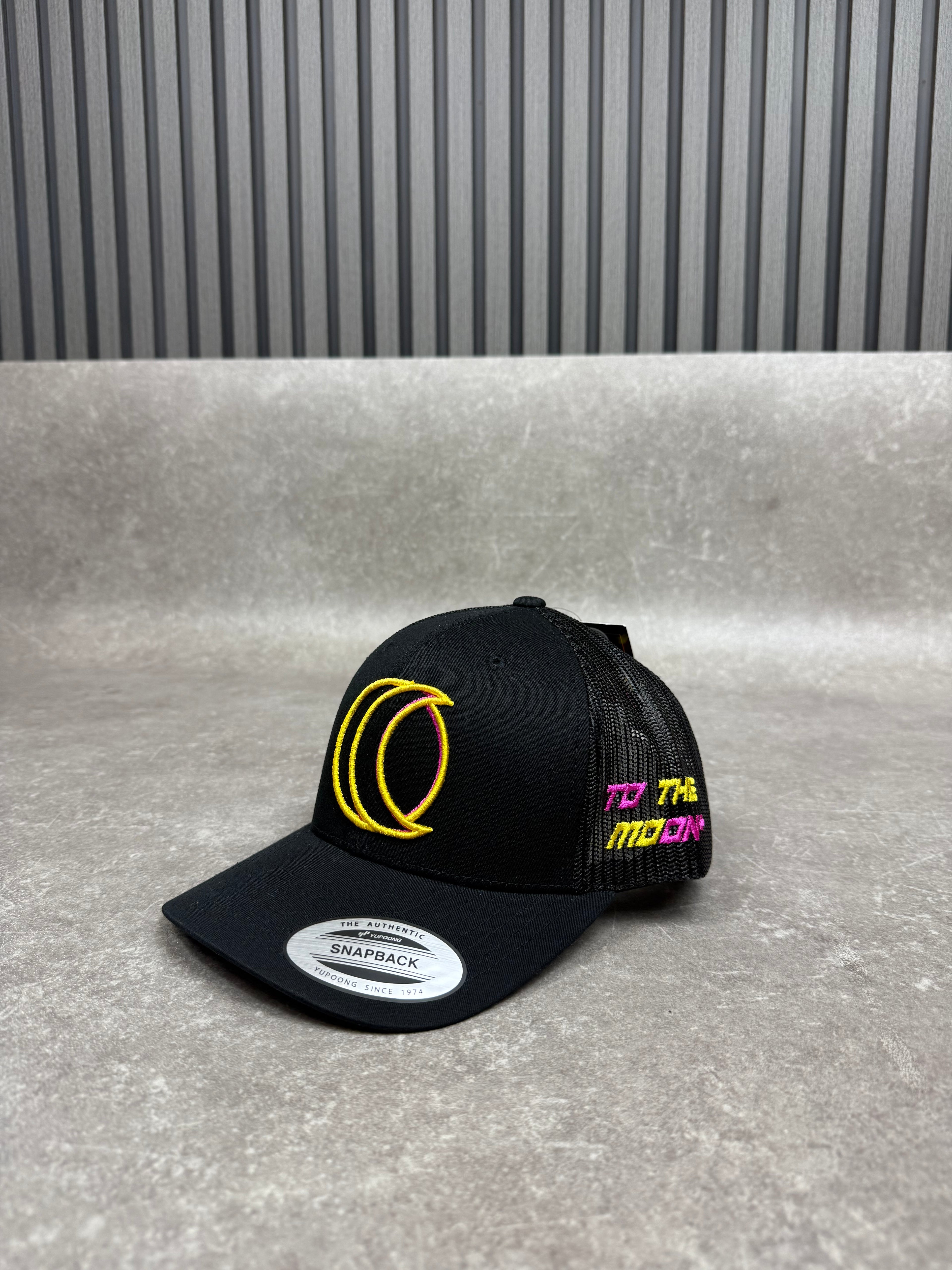 Black Lavender & Marigold Cap
