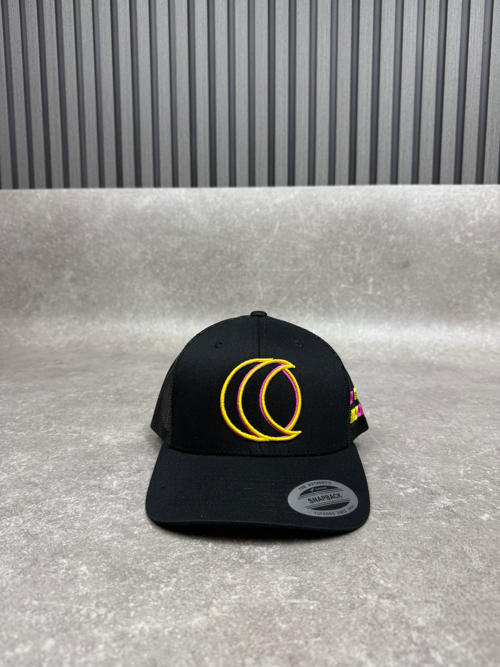 Black Lavender & Marigold Cap