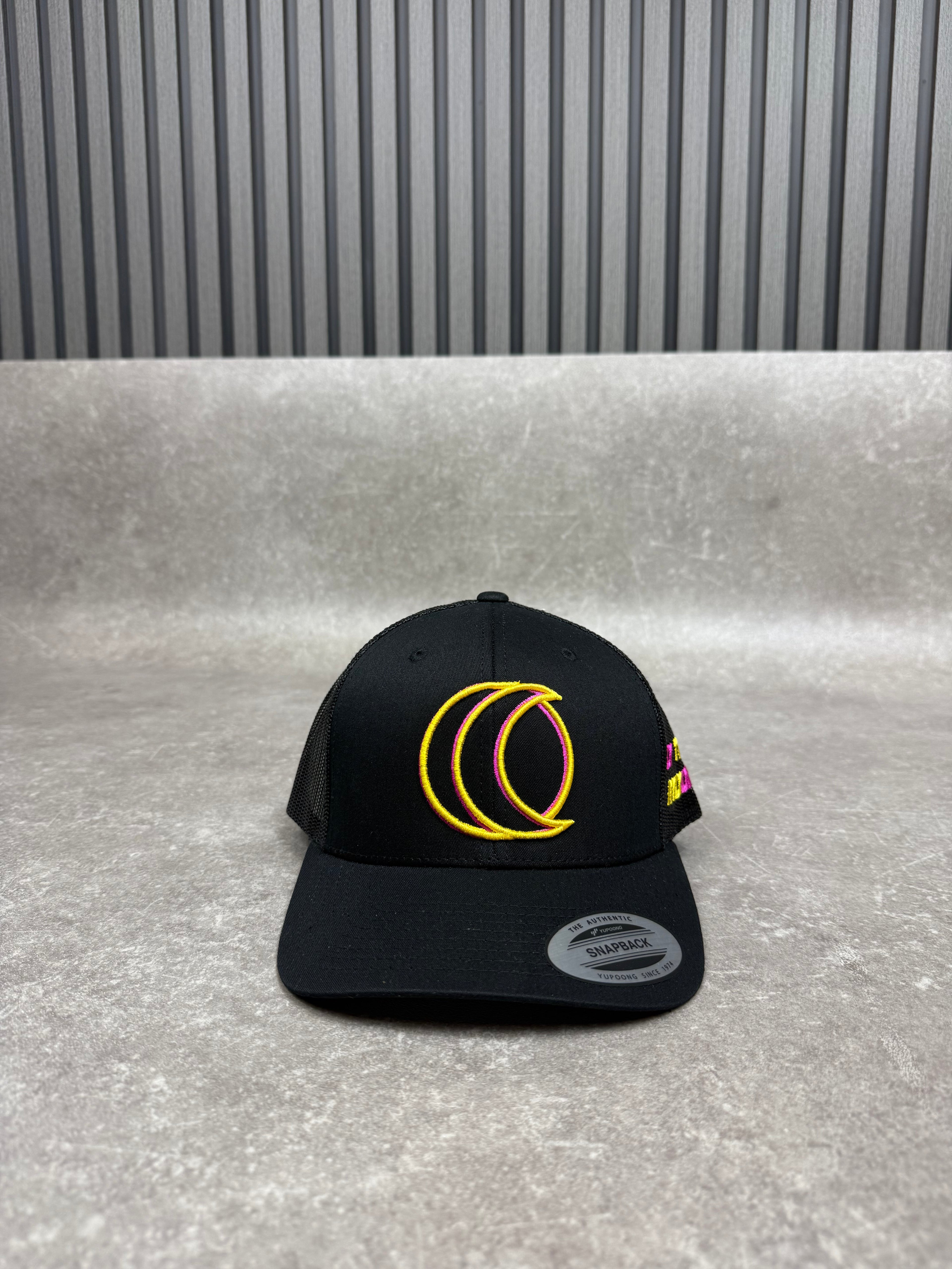 Black Lavender & Marigold Cap