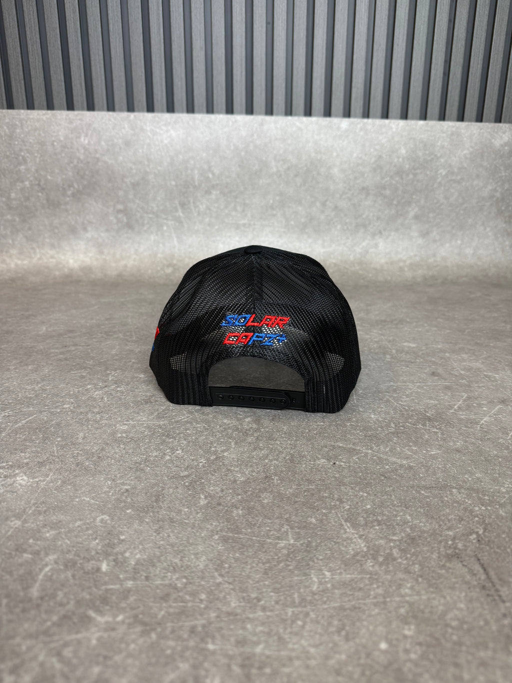 Black Cobalt & Crimson Cap